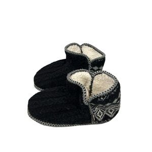Muk Luk slipper boots xl Black Shoes